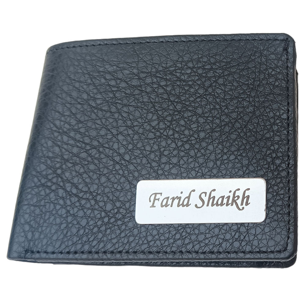 Customized NDM Leather Wallet For Men With name