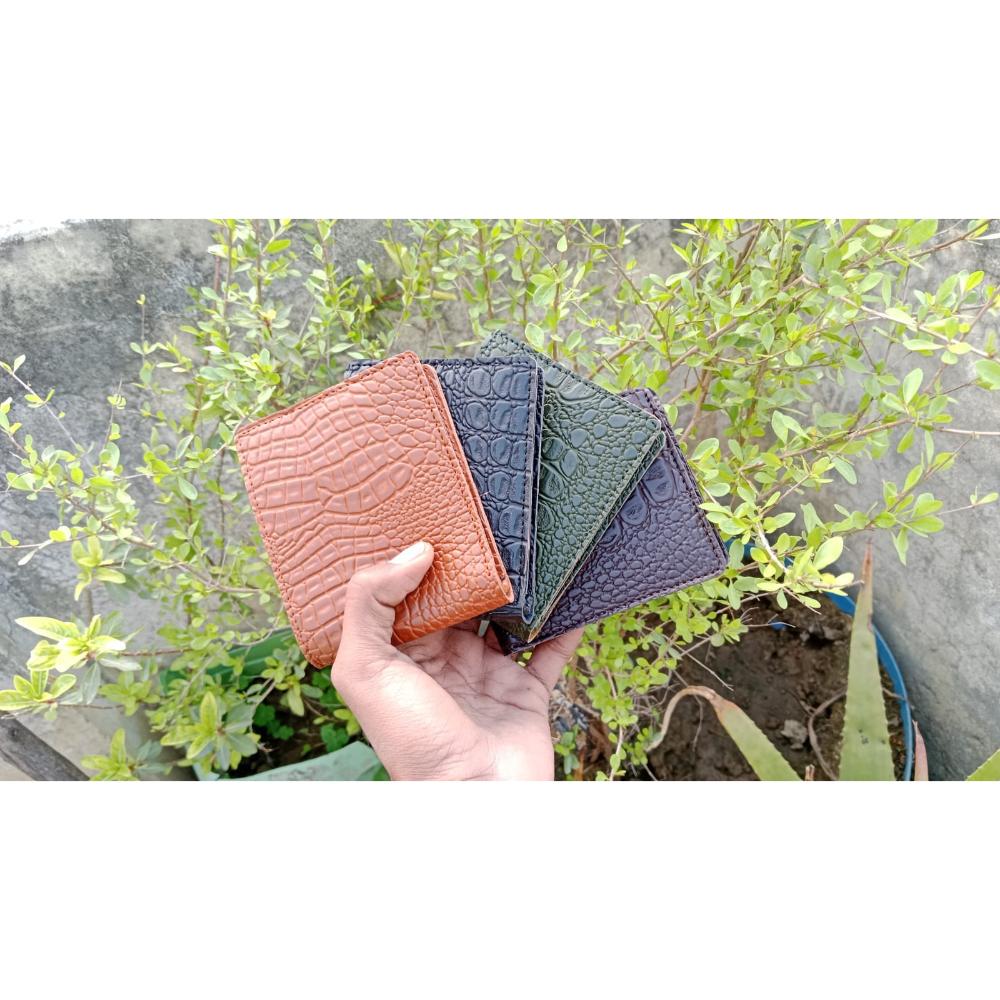 Personalized Men's Wallet crocodile Leather Name Wallet