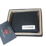 Customized NDM Leather  Wallet For Men With name