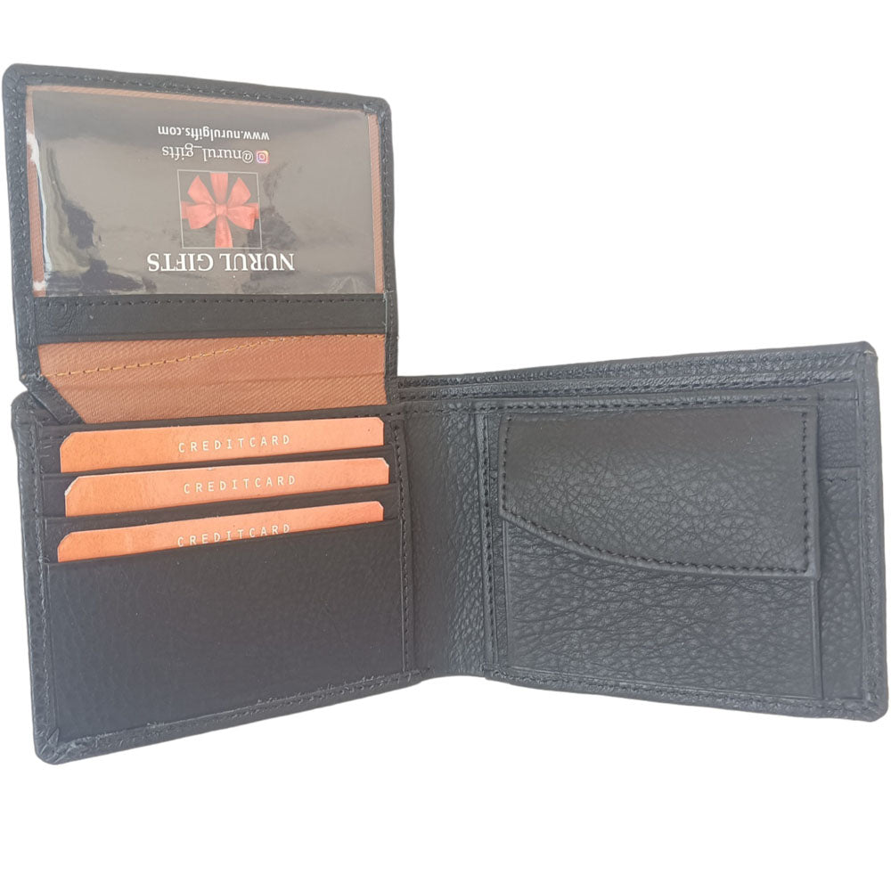 Personalized Men's Leather Wallet & Belt With Name