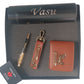 Personalized Men's Wallet , Keychain , Temperature Bottle , Pen, Chocolate With Name & Charm